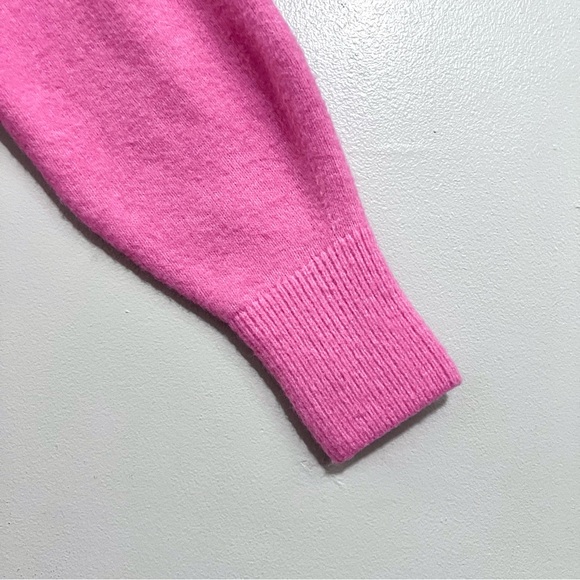 NWT Los Angeles Atelier & Other Stories Barbie Pink Knit Sweater Belted Dress - Picture 10 of 16